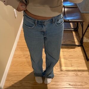 Abercrombie Low Rise Loose Jeans 26 Short